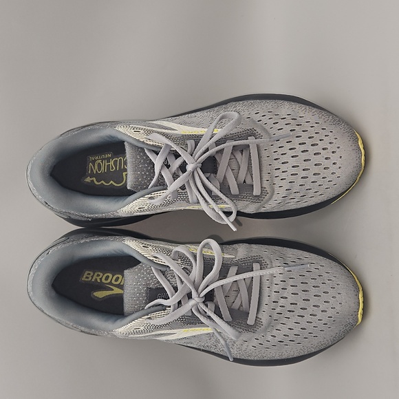 Brooks Ghost 16 Shoes Mens Size 9.5 Gray Sneakers Running Athletic Neutral Grey - Picture 8 of 13